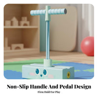 Foam Pogo Bouncer Materials Bungee Bouncer Toy Non-Slip Grip Active Play Equipment for Preschoolers, Playroom