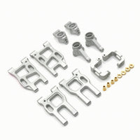 Metal Kit Simple Installation Framework Arms with C Shaped Hubs Lightweight Steering Hub for RC Builders, Track