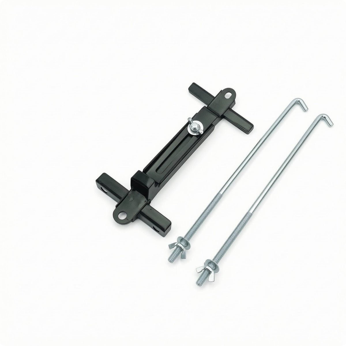 Heavy-Duty Battery Hold down with J Bolt Kit Long-Lasting Battery Tie down Bracket with J Bolts Corrosion-Resistant Universal for Engine Bay
