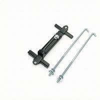 Heavy-Duty Battery Hold down with J Bolt Kit Long-Lasting Battery Tie down Bracket with J Bolts Corrosion-Resistant Universal for Engine Bay