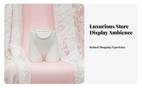 Realistic Body Shape Bra Display Bust S-Curve Design Lingerie Display Form Linen Covered for Boutique Owners