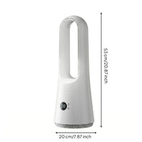 Bladeless Column Fan LED Display Bladeless Cooling Fan Home Appliance Timer Natural Wind for Indoor