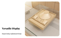Necklace Earring Band Display Board Wear-Resistant Jewelry Set Display Tray Countertop Jewelry Presentation Tray Even Edges