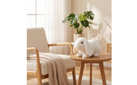 Soft Bunny Adorable Soft Rabbit Bunny Figurine Decorative Rabbit Figurine Mini for Collectors, Desk, Bookshelf