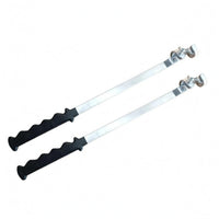 Textured Grip Wrench Extender Black Handle 50 Cm Wrench Extender Long Straight Tool Accessory Hardened Steel