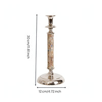 Candlestick Holder Tall Taper Candle Holder Lustrous Candlesticks for Wedding Centerpiece