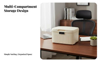 Combination Lock Safe Box Portable with Handles Combination Lock Box for Parents