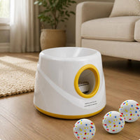 Automatic Dog Ball Launcher Compact Dog Tennis Ball Launcher Interactive Play