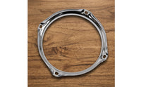 6 Inch Drum Hoop Polished Drum Hoop with 4 Holes Silver Hardware for Drummers