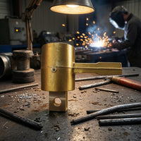 Rotating Ground Clamp Head Copper Alloy Metal-Joining Ground Clamp Head Secure Connection for Welders