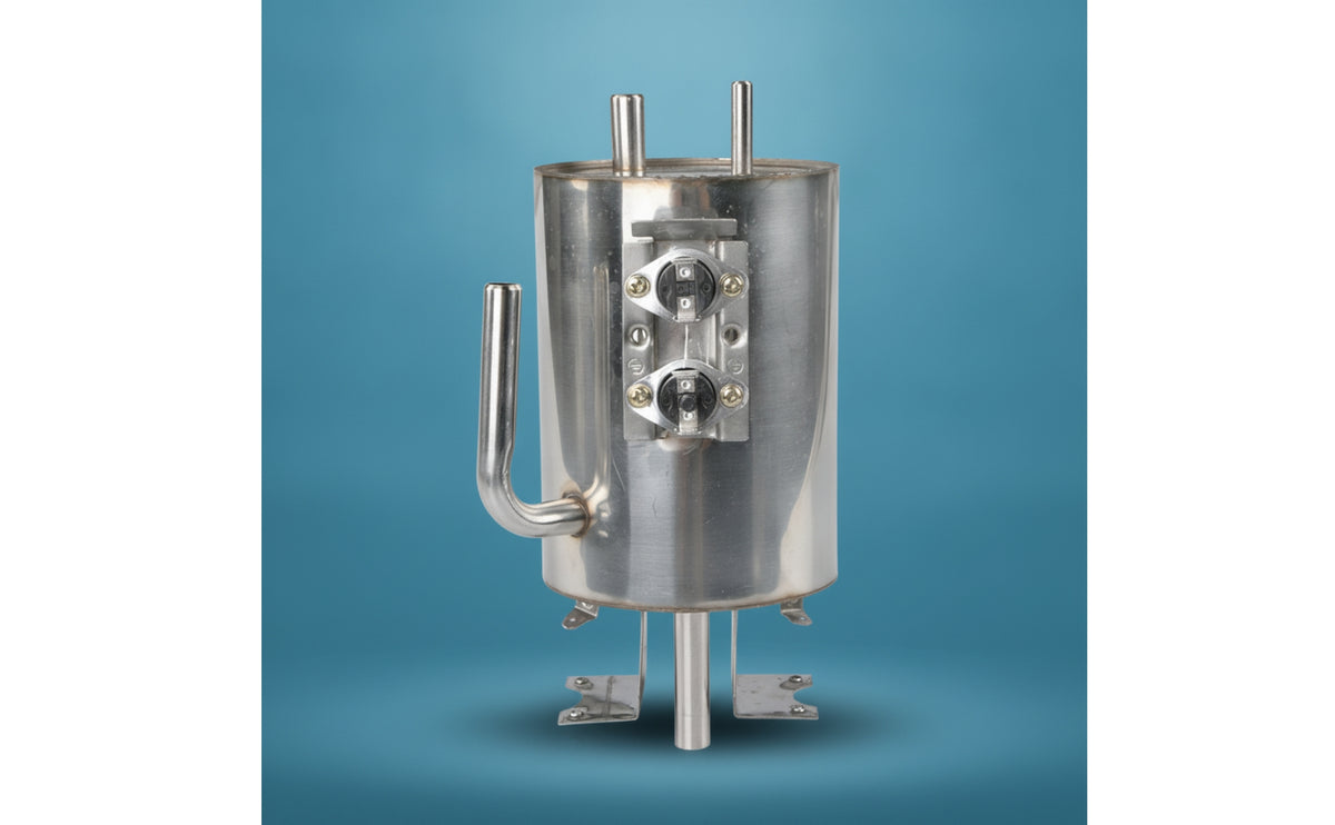 Cylindrical Heating Tank with Brackets Sealed Heating Inner Tank Compact for Repair Technicians, Amateur Repairers