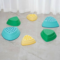 5 Pieces Kids Balance Stepping Stones Indoor & Outdoor Use Sensory Training Stability Stones Lightweight Colorful Obstacle Course Blocks