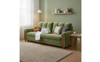 Space Saving Multi-Functional Couch Bed Easy to Convert Pull out Sofa Bed Solid Wood Frame Tufted Sleeper Loveseat Scratch Resistant