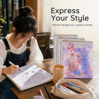 A4 Sketchbook for Students, Thickened Drawing Pad for Art Practice and Quick Sketches