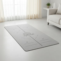 Exercise Mat Mat with Alignment Lines Textured Exercise Mat Mat Non-Slip for Home Workouts, Stretching