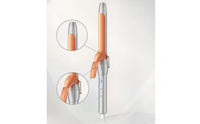 Clamp Curling Iron Anti-Scald Ceramic Curling Iron Hair Curler Adjustable Temperature for Women, Home Styling, Salon