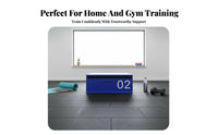 4 Pieces Adjustable Height Stackable Soft Jump Box Set shockAbsorbing Stackable Jump Box Strong Hook-and-Loop Fastener Fasteners Training Block Portable with Handles for Teenagers, Children, Beginners, Home Gym, HIIT Workouts, School