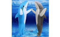 Dorsal Fin Full-Body Shark Suit Wearable Inflatable Shark Costume for Adults, Entertainment