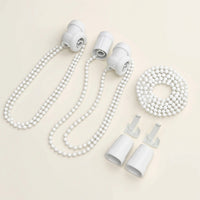 2 Pieces Replacement Roller Blind Clutch with Bead Chain Easy to Install Roller Blind Mechanism with Chain Thickened Hardware Slimline for Renters