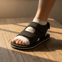 Cast Protection Shoe Flat-Sole Footwear Hardwearing for Patients