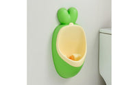 Wall-Mounted Boy's Urinal Easy to Clean Boys Standing Urinal Spill-Resistant Wall-Mounted Kids Toilet for Young Children