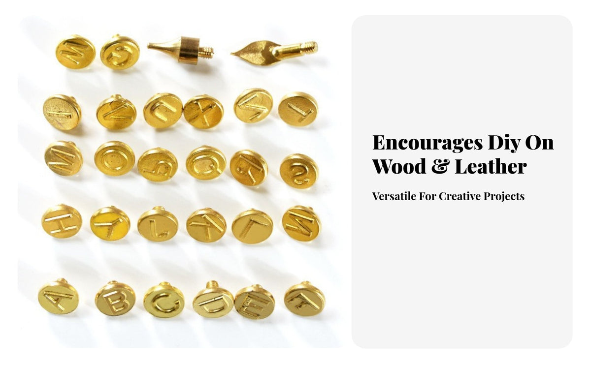 Symbol Branding Heads DIY Quick Heating Conduction Branding Tips for Woodworkers