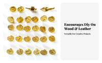 Symbol Branding Heads DIY Quick Heating Conduction Branding Tips for Woodworkers