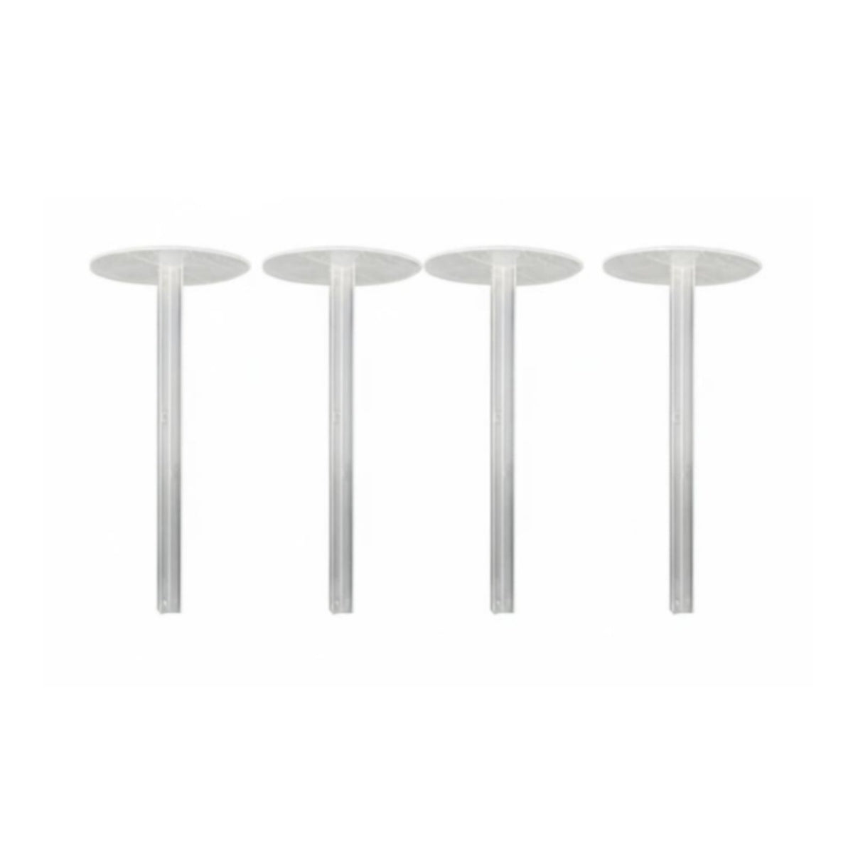 100 Pieces Thickened Transparent Topper Insert Spike Securely Holds Decorations Transparent Cake Spike Secure Hold Figurine Base Easy to Use for Bakers, Bakeries, Bakery, Celebrations