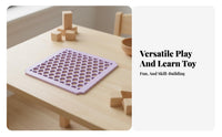 Educational Toy Climbing Frame H Single Ycomb Board Modular Design Hexagonal Pattern Play Panel Sensory Development Indoor Adventure Gym Part for Preschoolers, Toddlers, Children, Kindergarten, Nursery, Playroom, Living Room