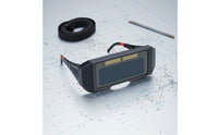 Auto-Darkening Metalworking Goggles Glare-Reducing Auto Darkening Metalworking Goggles Welder Safety Eyewear Two-Way Wear Design