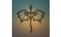 Metal Dragon Wall Art Gothic Dragon Wall Decoration Long-Lasting for Study