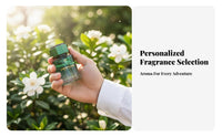 Odor Eliminator Car Perfume Bottle Decorative Dashboard Scent Ornament Natural Plant Extracts for Drivers, Commuters, Office, Bathroom, Home