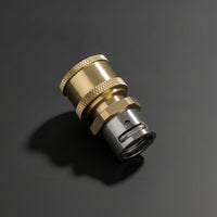 Quick-Connect Adapter 1/4-Inch Pressure Washer Adapter Quick-Connect Fitting Brass Metal