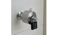 Outdoor Spigot Lock Cover with Padlock Combination Lockable Faucet Lockout Device for Homeowners, Maintenance