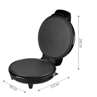 Electric Waffle Cone Maker 1200 W Countertop Waffle Cone Maker Kitchen Appliance Indicator Lights Textured Surface