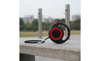Retractable Dog Leash Single-Handed Retractable Tape Leash Anti-Slip Handle Extendable for Small Dogs, Cats