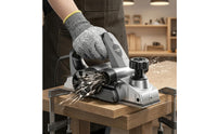 Multi-Functional Electric Hand Planer High Power Handheld Electric Planer Copper Coil-Wound Motor Engine Carpentry Finishing Tool Adjustable Depth for Woodworkers, DIY Enthusiasts, Workshop, Job Site