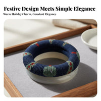 Anti-Collision Knitted Bracelet Protector High Elasticity Woven Wristband Long-Lasting for Women, Teens, Jewelry Protection, Daily Wear