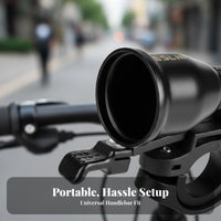Cycle Thumb Chime Crisp and Powerful Sound Bike Chime Handlebar Notify Device Waterproof Cycling Equipment Water Resistant