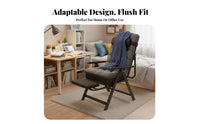 VersatileUse Sit and Lie Adjustable Folding Lounger Ergonomic Design Recliner Padded Cushion Lounge Chair Full Body Support for Office Workers, Students, Homeowners, Restping, Dormitory, Living Room, Balcony