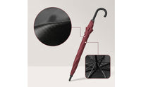 Slender Stick Umbrella Compact Long Umbrella Plain Water Repellent for Hotels, Businesses, Daily Commute, Events, Promotions