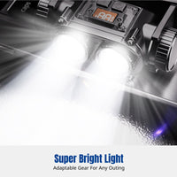 Headlamp, LED, rechargeable, ultra-bright, long battery life, night fishing, digital display, outdoor
