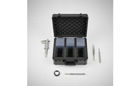 Black Aluminum Carrying Case Portable Aluminum Tool Case Foam Padded Storage for Travel, Workshop