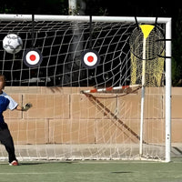 4 Pieces Soccer Target with Adjustable Straps Lightweight Soccer Target Net Easy to Install Training Accessory for Team Practice