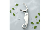 Reusable Stainless Steel Floss Pick Curved U-Shaped Floss Pick Compact
