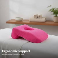 U-Shaped Face Cradle Removable and Washable U-Shaped Face Pillow Easy to Clean Massage Table Headrest Cushion for Chiropractors, Clients, Home, Travel