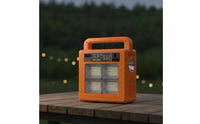Portable Power Station with Speaker Multi-Port Power Station with Rechargeable Solar Generator with Light for Campers, Camping, Emergencies