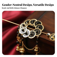 Chinese Hair Crown Gender-Neutral Guzhuang Headpiece Traditional Chinese Attire Hair Accessory Elegant Design Traditional