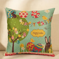 Easter Pillow Cover Cartoon Easter Home Decor Easter Pillowcase for Gift Presenters, Homeowners, Car Interior, Living Room