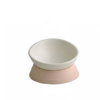 Adjustable Angle Tilted Pet Bowl Anti-Slip Bottom Elevated Cat Bowl Nonslip Tilted Cat Food Dish Detachable Design for Cats, Dogs, Small Pets
